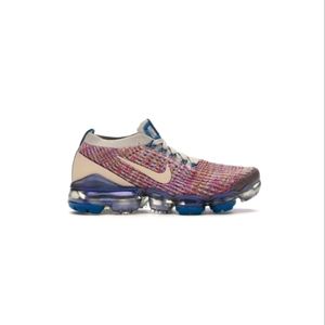Nike Air Vapormax Flyknit 3 Desert Sand Vivid Purple Women Sizes 7.5,8.5